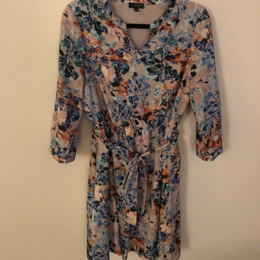 Belted floral dress (The limited)